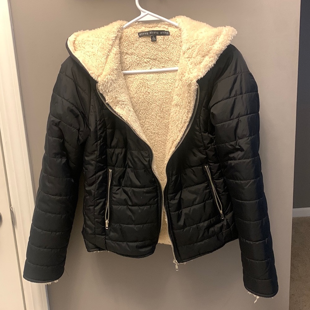 Fitted fuzzy jacket